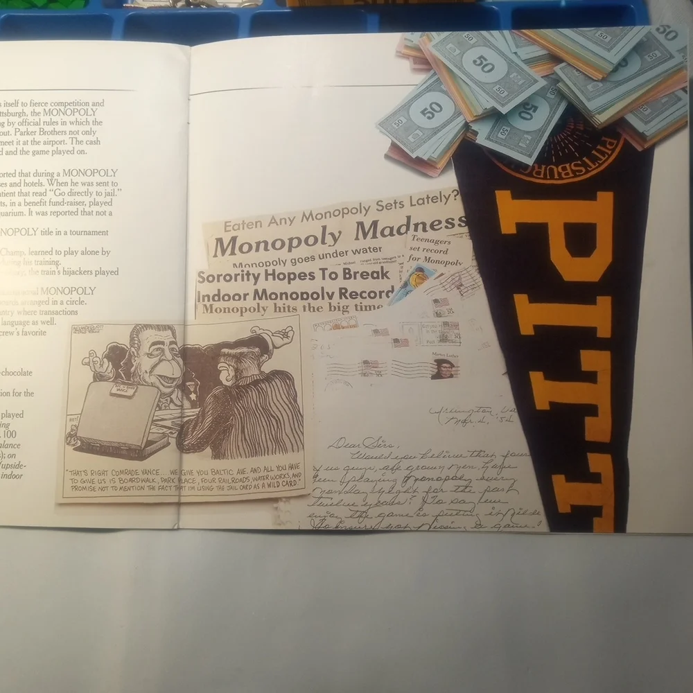 VINTAGE 1985 Monopoly Deluxe 50th Anniversary Restoration Kit Gold Pieces & More